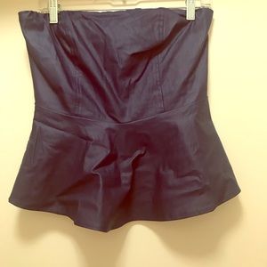 Forever 21+ peplum tube top